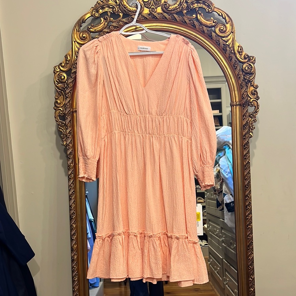 Calvin Klein new with tags coral dress